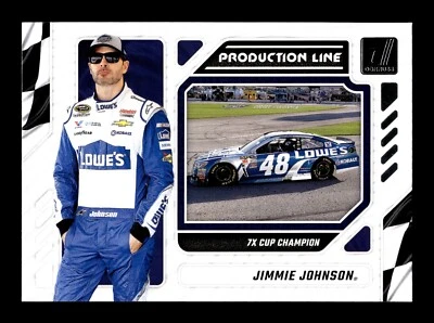 5-05-25 PWE . 2024 donruss nascar #13 jimmie johnson PRODUCTION LINE - Image 1 of 2