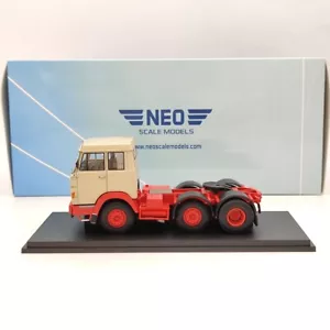 NEO MODELOS ESCALA 1/43 Hanomag Henschel Frontsteer F211 Camión NEO45311 beige y rojo - Imagen 1 de 6