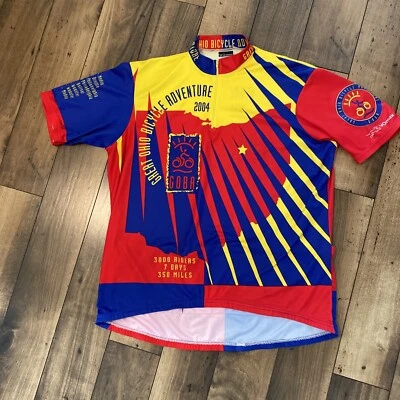 Camiseta deportiva de ciclismo VOmax para hombre talla 4XL grande 3 bolsillos traseros camisa de bicicleta roja/amarilla/azul Foto 1 de 4