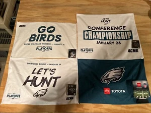 Philadelphia Eagles NFC Playoffs Rally Towels And Gameday Pins - Picture 1 of 8