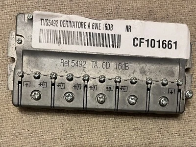 DERIVATORE EASYF 6D 2400MHZ 16DB - TELEVES 5492 - Immagine 1 di 2