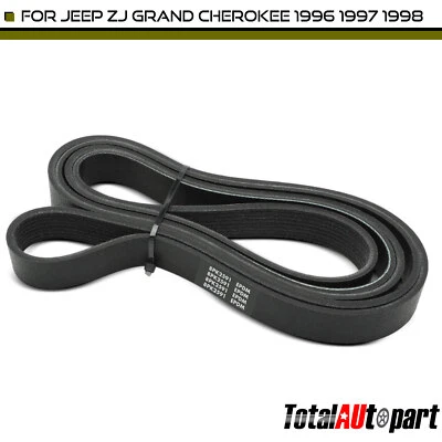 Correa serpentina 102 pulgadas para Mercedes-Benz 600SEC 600SL 1993 600SEL S600 Peterbilt Foto 1 de 4