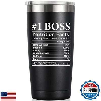 MASGALACC Boss Regalos para Hombres y Mujeres - Genial Regalo del Día de los Mejores Jefes del Mundo para Foto 1 de 4