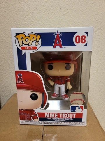 Funko Pop! Sports Los Angeles Angels MLB Mike Trout #08 Vinyl Figure Pop New Cover