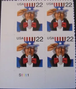 1 #3259 .22 UNCLE SAM PB OF 4. BIN $1.79. - Picture 1 of 1