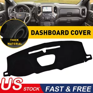 Dash-mat Dash Cover Mat Anti-Slip Dashboard Pad Fits For 2019-21 Chevy Silverado - Imagen 1 de 11