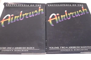 Encyclopedia of the Airbrush Basics Vol 1 Vol 2 Rubelmann How To Use Book Guide - Picture 1 of 8