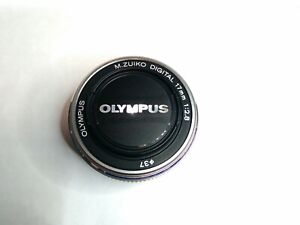 Olympus M.Zuiko Digital 17mm f/2.8 Silver Lens For Micro 4/3 New Condition 