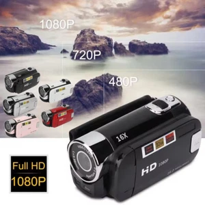 HD 1080p Digital Video Camera Live Stream Vlogging Recorder 16X 16MP Camcorder - Picture 1 of 28