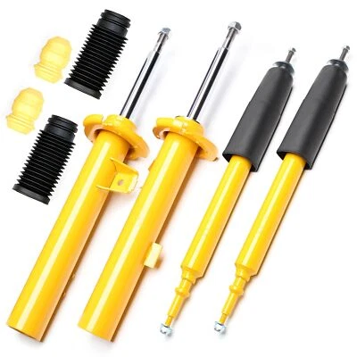 4X AMORTIGUADOR DEPORTIVO PRESIÓN GAS delantero trasero + TAPAS ANTIPOLVO BMW SERIE 1 E81 SERIE 3 E90 - Imagen 1 de 4