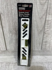 Empire 9 in. Polycast Torpedo Level 3 Bubble Made In USA New - Picture 1 of 8