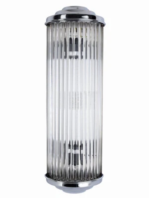 Wandlampe Art Deco Leuchte Petitot Wandleuchte Metropolis Kinolampe Glasstäbe - Bild 1 von 4