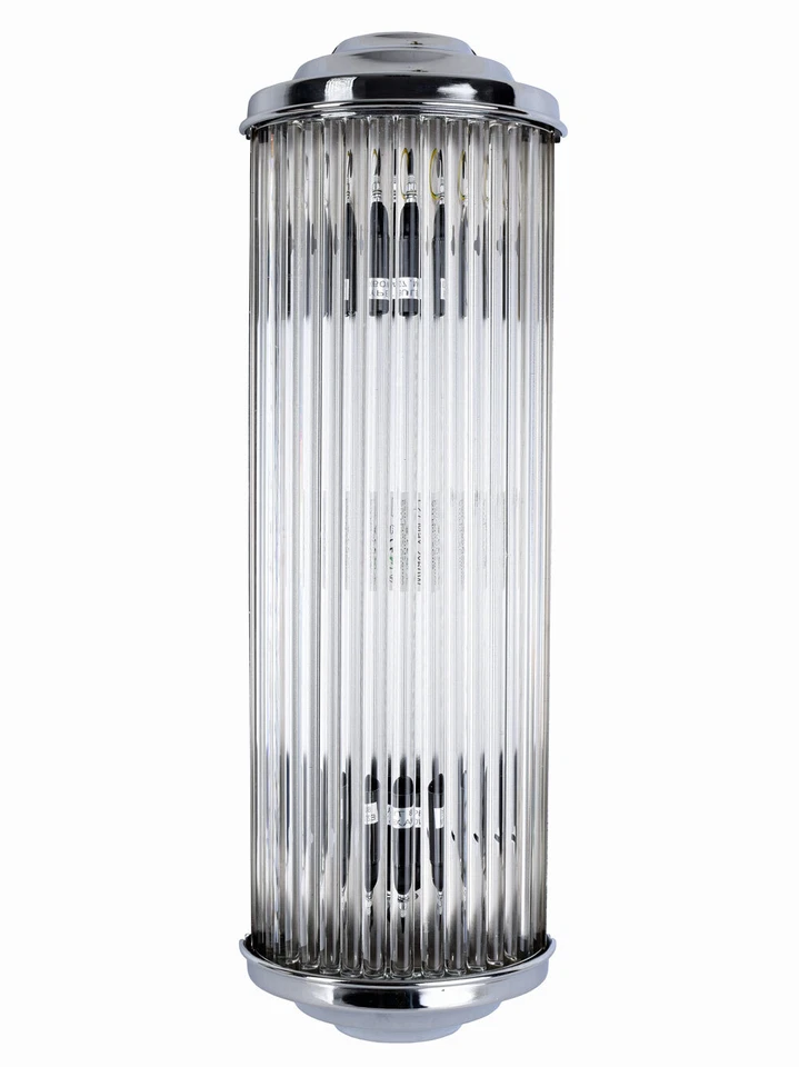 PALAZZO INT Wandlampe Art Deco Leuchte Petitot Wandleuchte Metropolis Kinolampe Glasstäbe