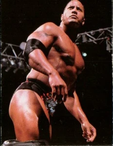 1999 Comic Images WWF SmackDown Wrestling Card #45 The Rock  - Picture 1 of 2