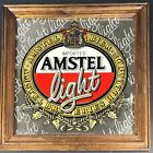 Vintage Imported Amstel Light Bier Holland Man Cave Glass Beer Mirror