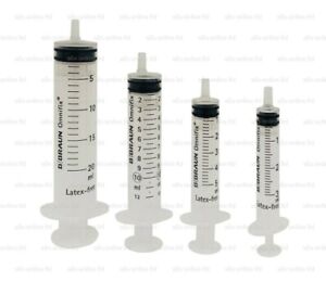 Sterile Syringes Hypodermic Luer Slip - BRAUN OMNIFIX 1ml 3ml 5ml 10ml 20ml