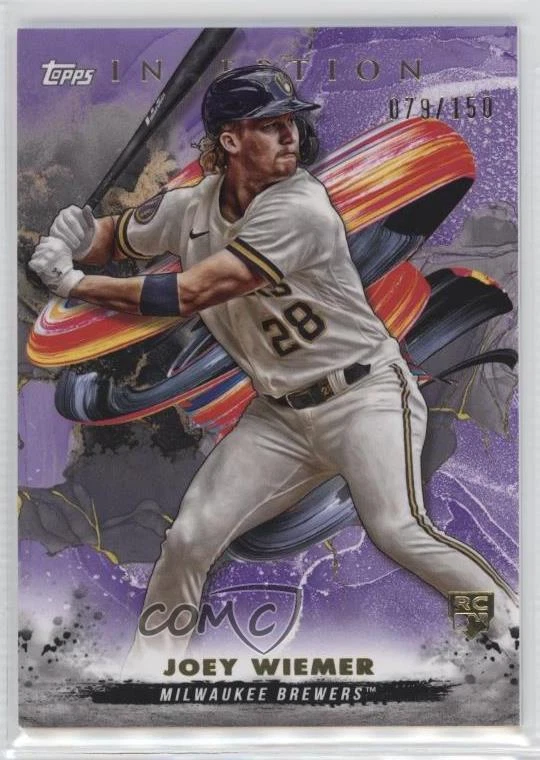 2023 Topps Inception Purple /150 Joey Wiemer #112 Rookie RC