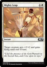 MIGHTY LEAP ~mtg NM-M M19 Magic 2019 Com x4