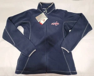 NUEVO CON ETIQUETAS - ANTIGUA Mujer Washington Capitals Chaqueta de Hielo Azul Real Vellón Talla Pequeña - Imagen 1 de 6