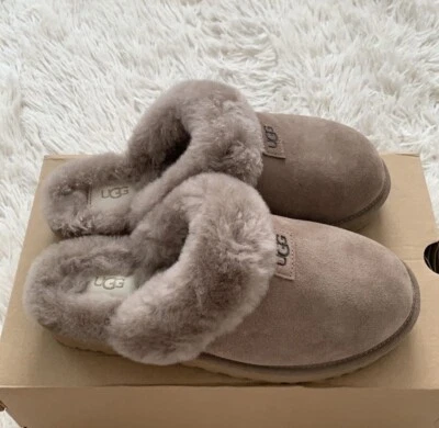 NWB UGG genuine shearling cozy suede slipper In Caribou Sz 11 - Image 1 of 4