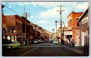 C Street At Taylor Looking North, Virginia City, Nevada, Vintage Chrome Postcard - Picture 1 of 2