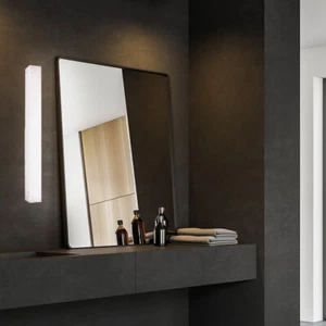 Lampada da Parete Pavimento Alluminio Spazzolato LED Soggiorno L 96,5 CM - Foto 1 di 5