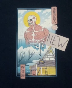 Attack on Titan Colossus t shirt M NEW anime cartoon manga japan godzilla - Picture 1 of 6