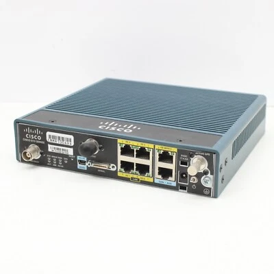 Cisco C819G-4G-G-K9 V01 4G LTE M2M Secure Router GSM 4xFE 1x GE No PSU - Image 1 of 4