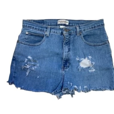 LONDON JEANS FROM VICTORIA'S SECRET SIZE 14 ORIGINAL CLASSIC DISTRESSED - Image 1 of 4