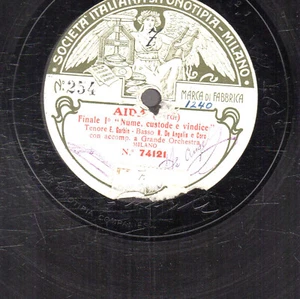 133cv.  Aida-Nume custode-Garbin & De Angelis / Faust-Che fete qui-Garbin + 2 - Imagen 1 de 1