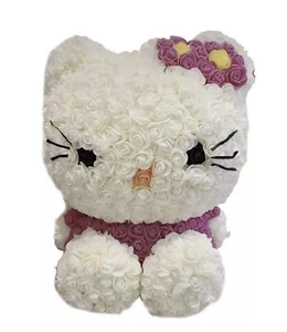 Hello Kitty Large Bouquet Flowers Cute Pink Love It Gf Set Anniversary Birthday - Picture 1 of 2