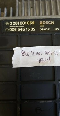 0 281 001 059 Mercedes-Benz 300D 1986-1987 ecm ecu ordenador Foto 1 de 4