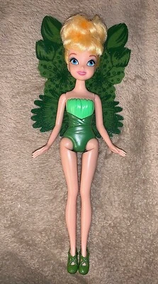 Tinker Bell Disney Fairies Jakks 2011 Tinkerbell 9,5" muñeca de hadas con alas Foto 1 de 4