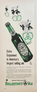 1940 Ballantines Ale Vintage Ad Extra enjoyment in Americas larest selling ale - Picture 1 of 2