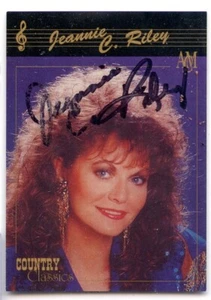 Jeannie C. Riley signiert handsigniert AUTO 1992 Country-Karte #56 SINGER SONGWRITER - Bild 1 von 1