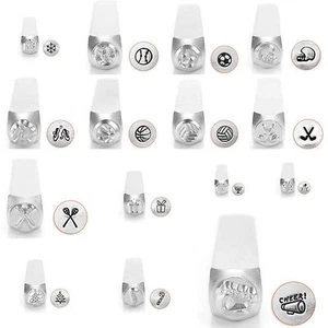 Metal Design Stamps by ImpressArt (Sports & Winter & Holiday) 6mm - Picture 1 of 8
