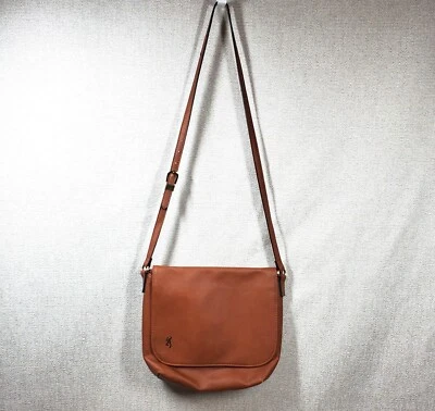 BROWNING Sierra CONCEALED CARRY Shoulder PURSE HANDBAG Brown Saddlebag - Image 1 of 4