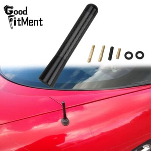 Juego de accesorios de fibra de carbono de recepción AM/FM mástil de antena de radio corto de 3" EE. UU. - Imagen 1 de 18