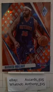 Rasheed Wallace - 2023-24 Panini Phoenix #33 - Orange Ice Parallel 125/249 - Picture 1 of 3