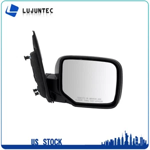 Passenger Side Right RH Power Heated Black Smooth Mirror for Honda Pilot 09-13 - Picture 1 of 4