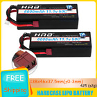 2 pièces prise HRB 3S Hardcase LiPo Batterie 6000mAh 11,1V 50C Deans pour voiture bateau RC