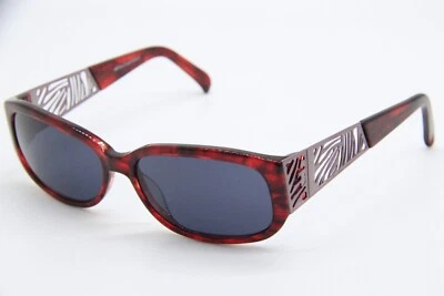 DAISY FUENTES ROSITA 117 HAVANA DARK RED PERPLE  AUTHENTIC SUNGLASSES 56-15 Foto 1 de 4