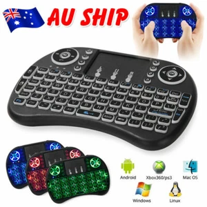 Mini Wireless Keyboard For Smart TV Laptop Android Box i8 2.4GHz With Touchpad - Picture 1 of 12