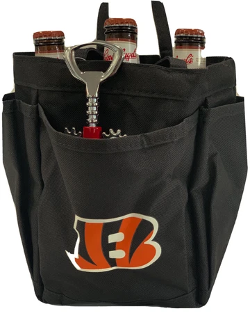 NFL Cincinnati Bengals Tote NWT Sports Bag Football Wine Beer Cooler Lined New Cover