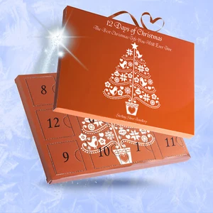 Advent Calendar Jewellery Charm Bracelet Necklace Earrings 12 or 24 days Xmas - Picture 1 of 23
