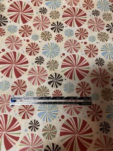 Holiday Pinwheel Fabric 2 1/2 yards - Picture 1 of 1