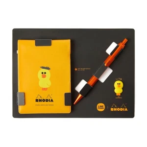LINE FRIENDS X RHODIA Edition Sally Kugelschreiber Figur Notizblock Etui Multi-Set - Bild 1 von 7