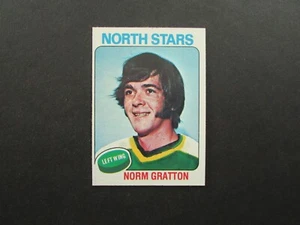 1975-76 Topps Hockey Karte #34 Norm Gratton - Bild 1 von 2