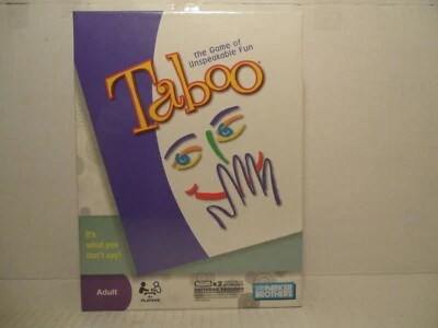 Taboo Adult The Game of Unspeakable Fun 2009 Version Brand New Sealed in Box - Image 1 of 4