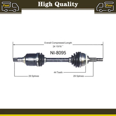 Junta CV eje CV delantero izquierdo para Nissan Máxima I35 2000 2001 2002 2003 04 Foto 1 de 3
